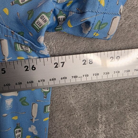 Mens Southern Tides Blue Gin Polo Shirt Short Sleeve Polyester Stretch Size XXL - Picture 7 of 9